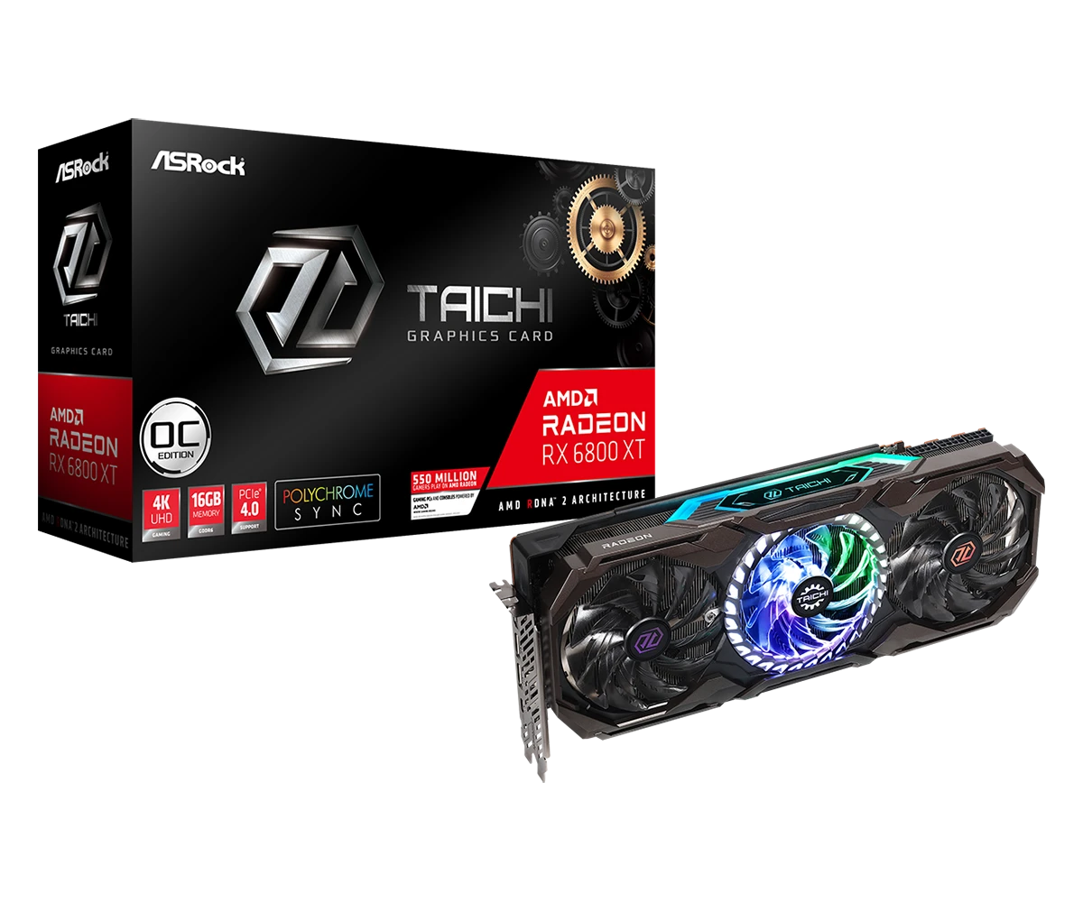 ASRock AMD Radeon RX 6800 XT Taichi X 16G OC